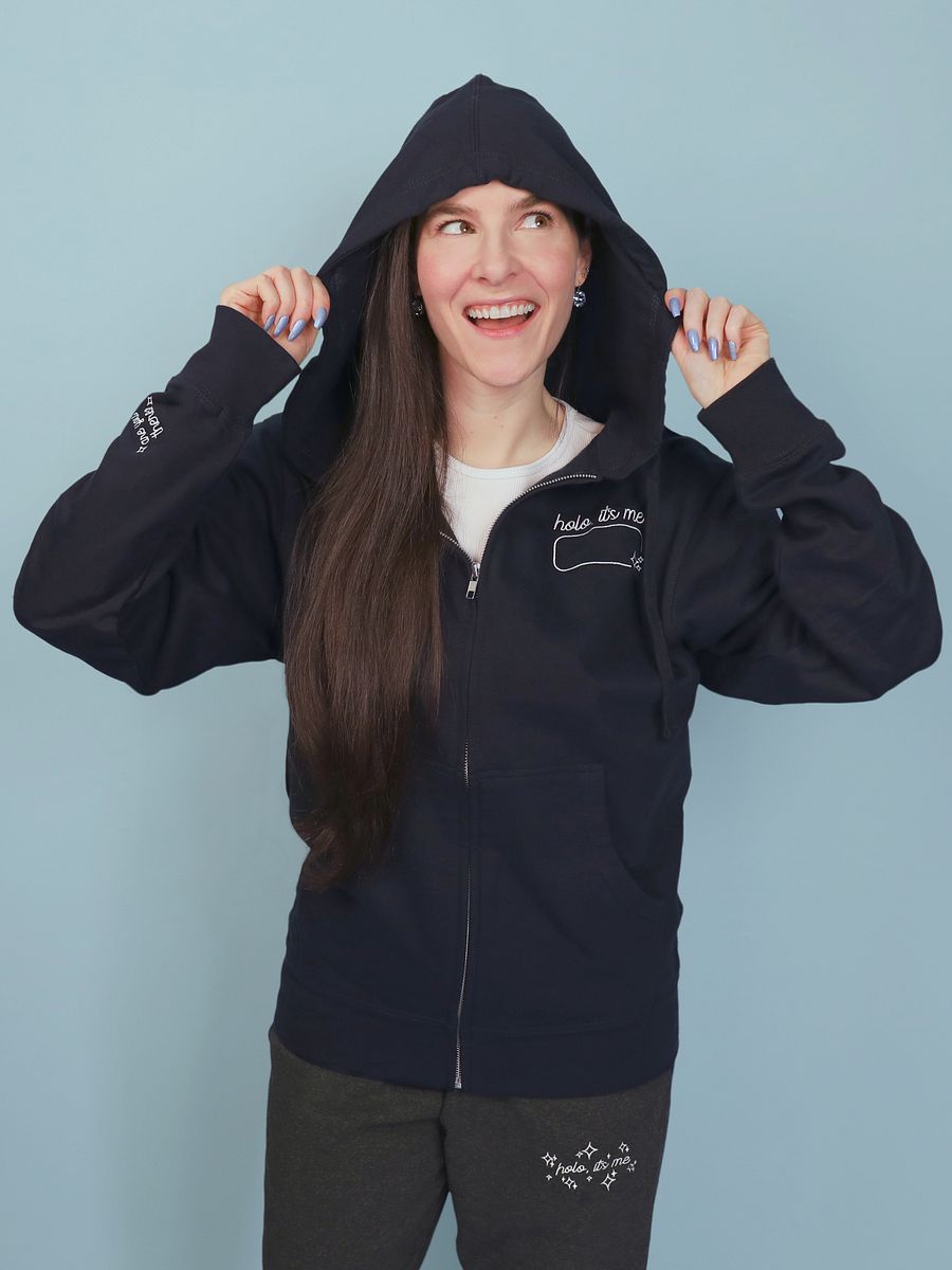 holo it's me Zip-Up Hoodie product image (5)