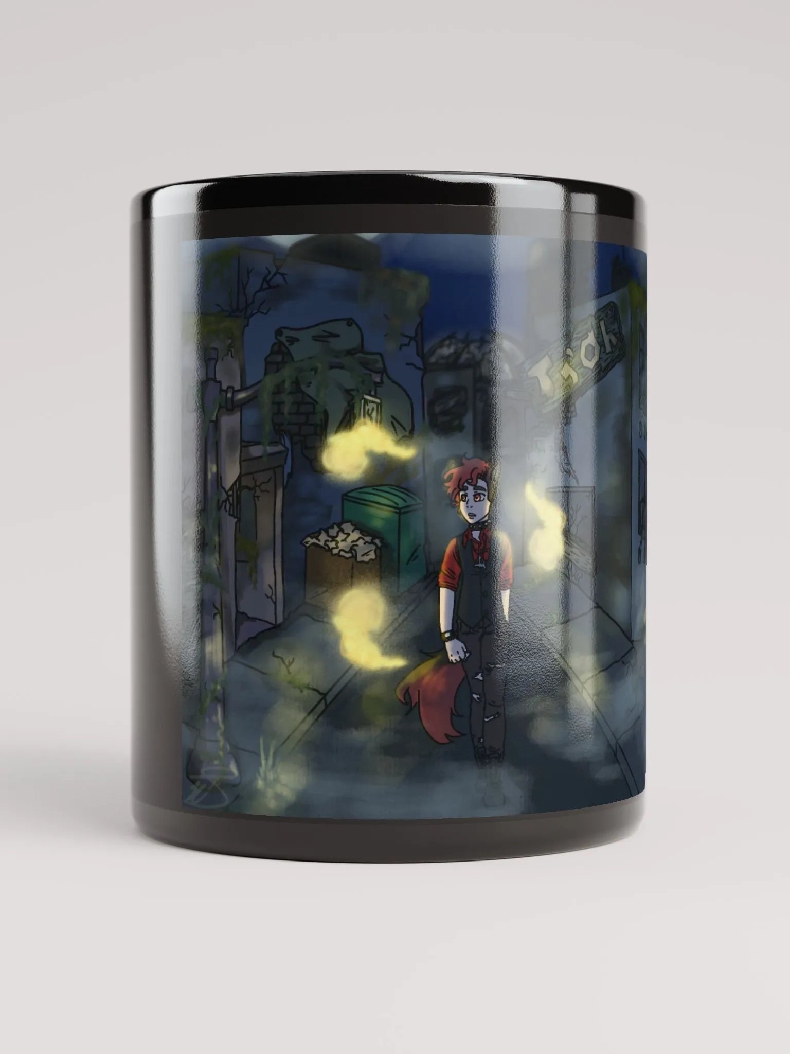 Black Glossy Mug - Cryptid Wasteland product image (1)