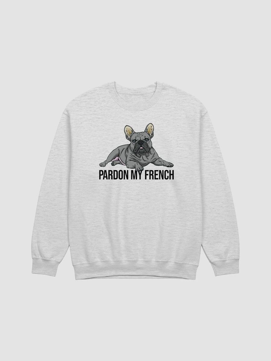 Pardon My French Sweatshirt of a French Bulldog(Blue) | Funny Shirt for Frenchie Owners product image (26)