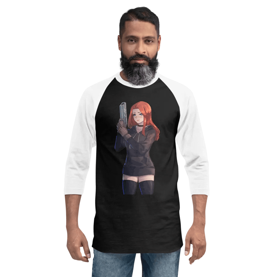 Zombie Slayer ¾ Sleeve Tee product image (2)