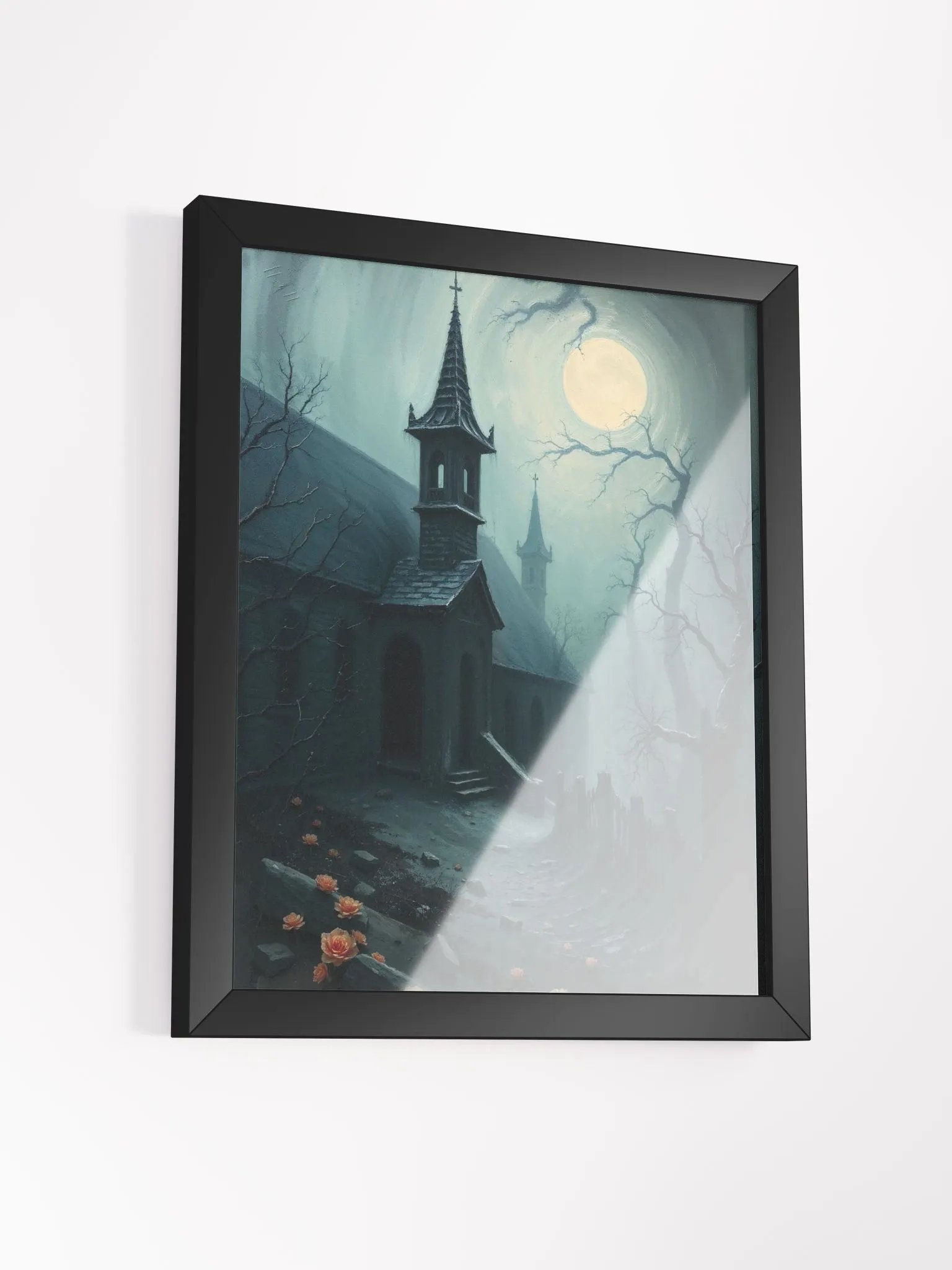 Moonlit Gothic Path Framed Print product image (14)