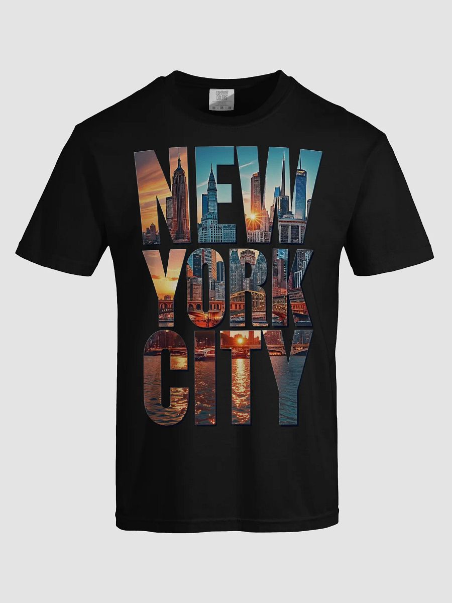 Bold New York City Skyline T-Shirt – Urban Color Pop Design product image (5)