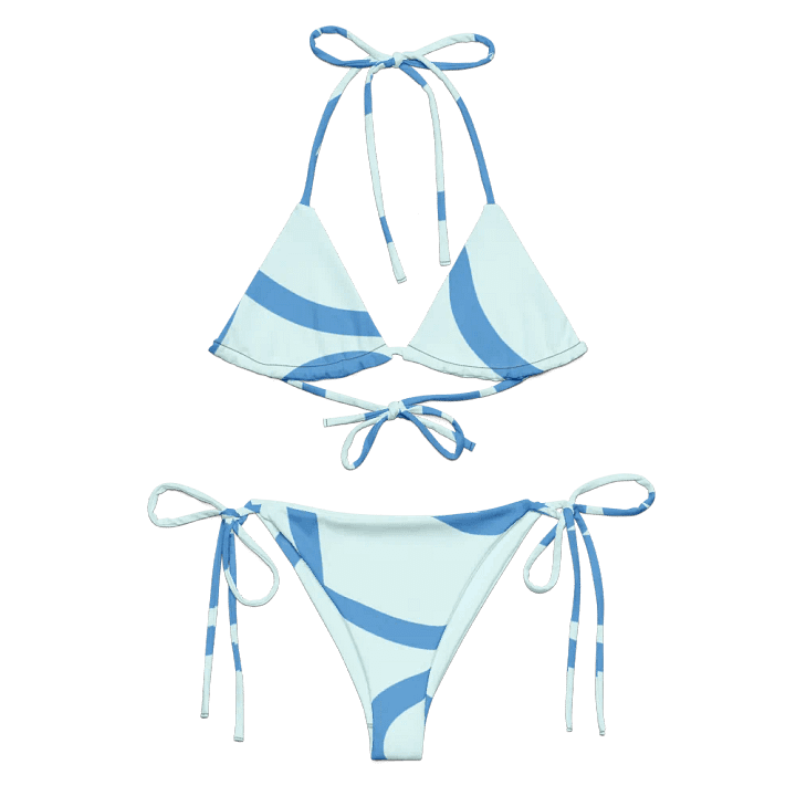All-Over Print String Bikini - Ocean Blue product image (2)