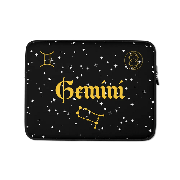 Starry Gemini Laptop Sleeve product image (1)