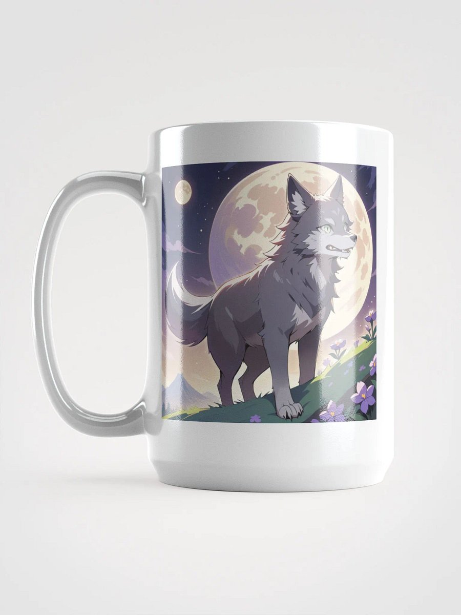 Witchy Wolf White Glossy Mug product image (6)