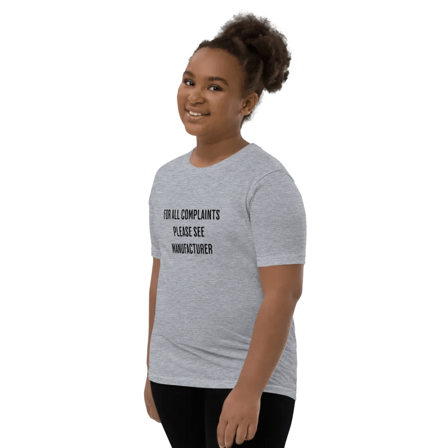 For All Complaints Please See Manufacturer - Youth T-Shirt product image (84)