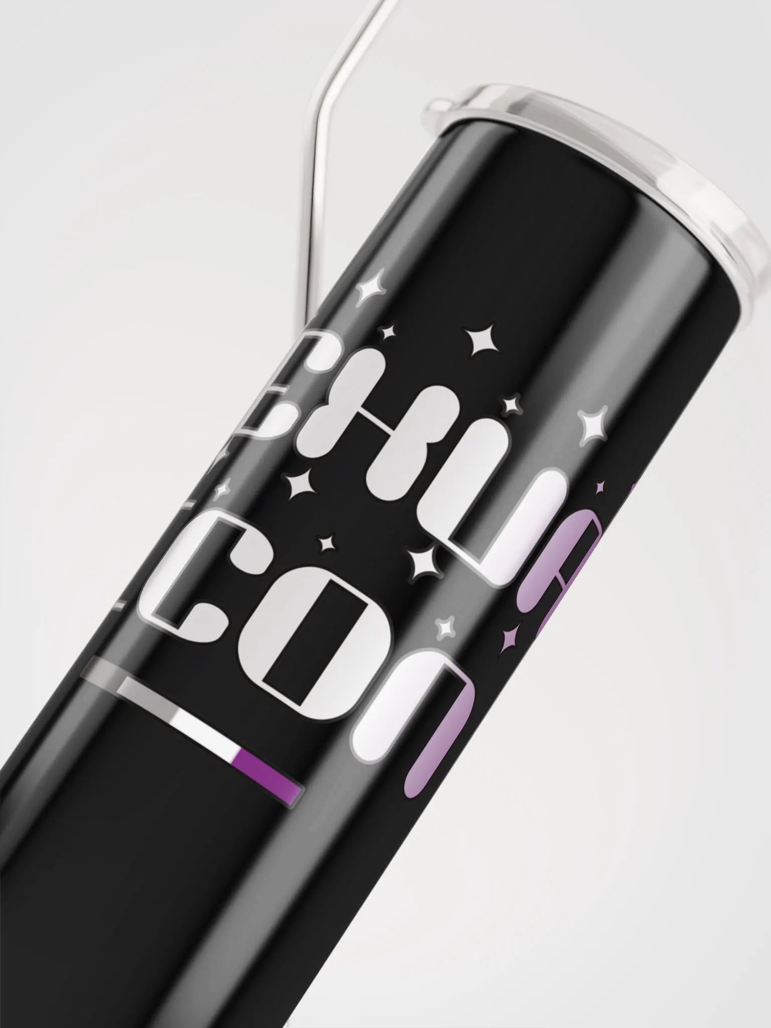 Asexual Icon Stainless Steel Tumbler product image (2)