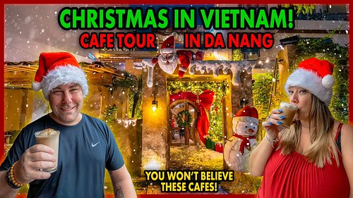 Christmas cafes in Vietnam are on another level 🎄☕

We spent 2 days cafe hopping around Da Nang and these places go ALL OUT w...