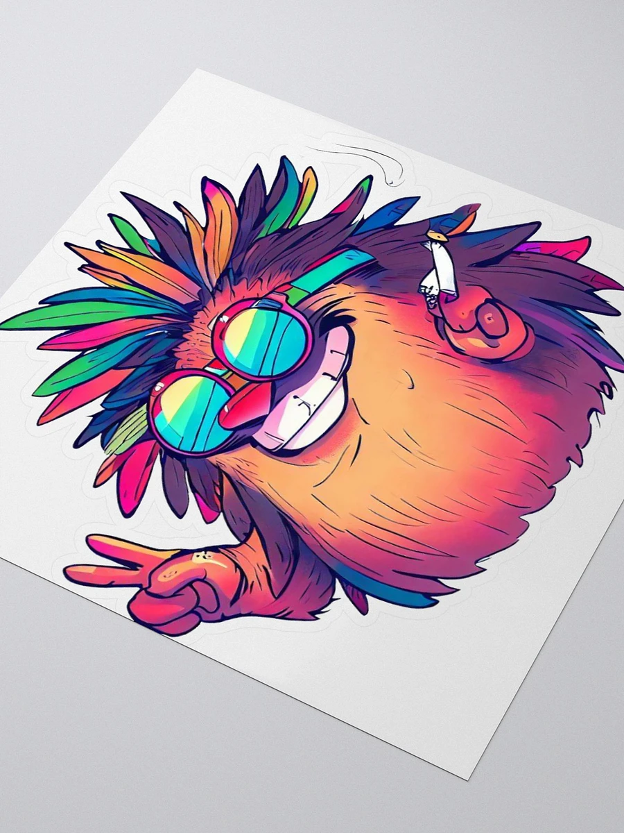 Hippy Porcupine Sticker product image (3)