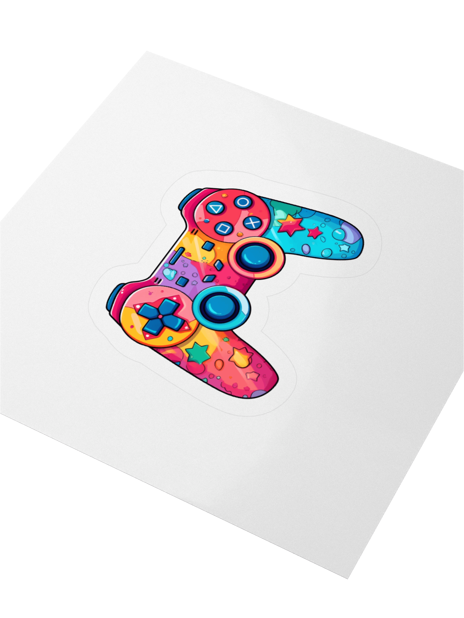Cosmic Gaming Controller Kiss Cut Stickers product image (9)