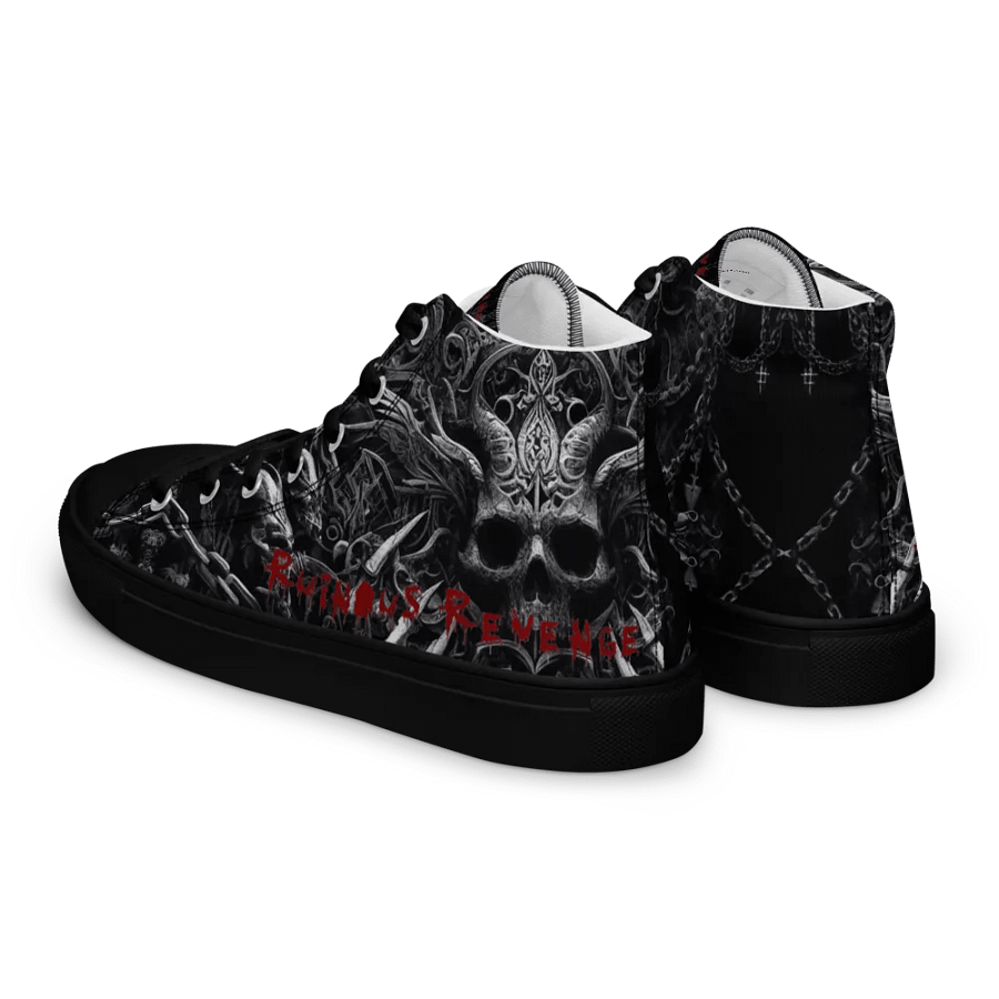 Ruinous revenge ETHEREAL DARKNESS edition woman's high top canvas shoes product image (5)