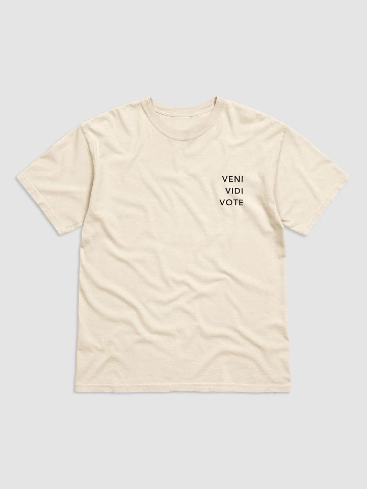 White or Ivory - Veni, Vidi, Vote Minimalist T-Shirt product image (1)