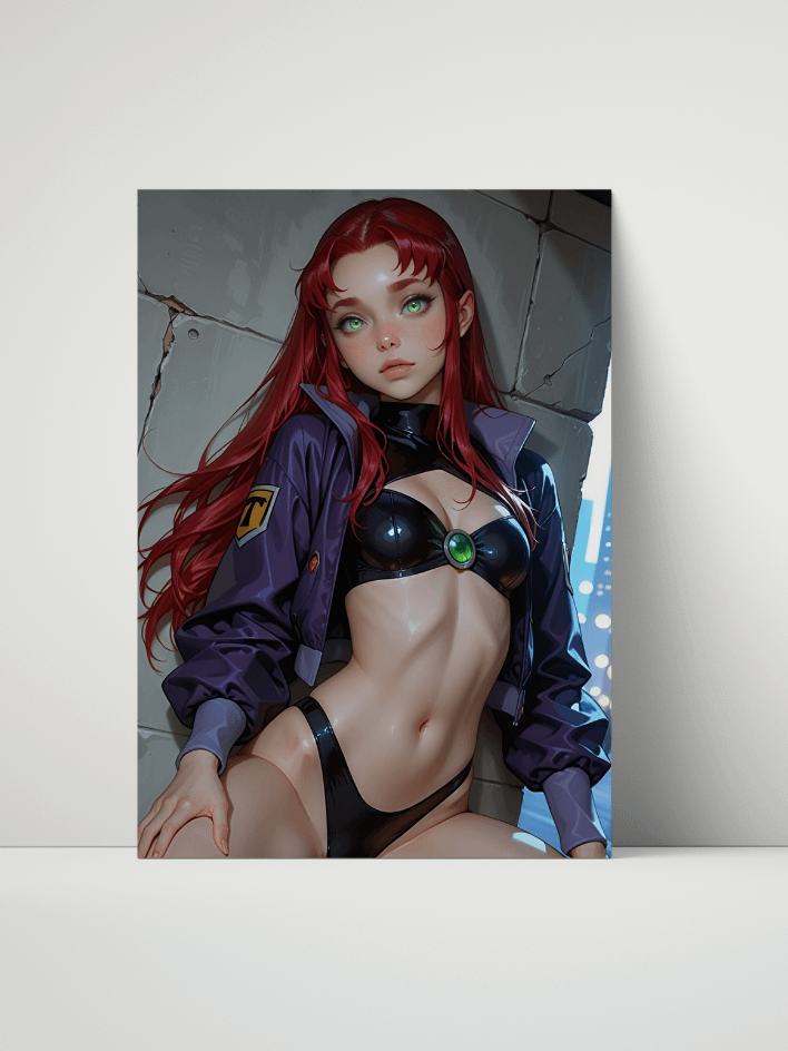 Teen Titans - Starfire – Titan Siren Glow – 8x10 Metal Print product image (1)