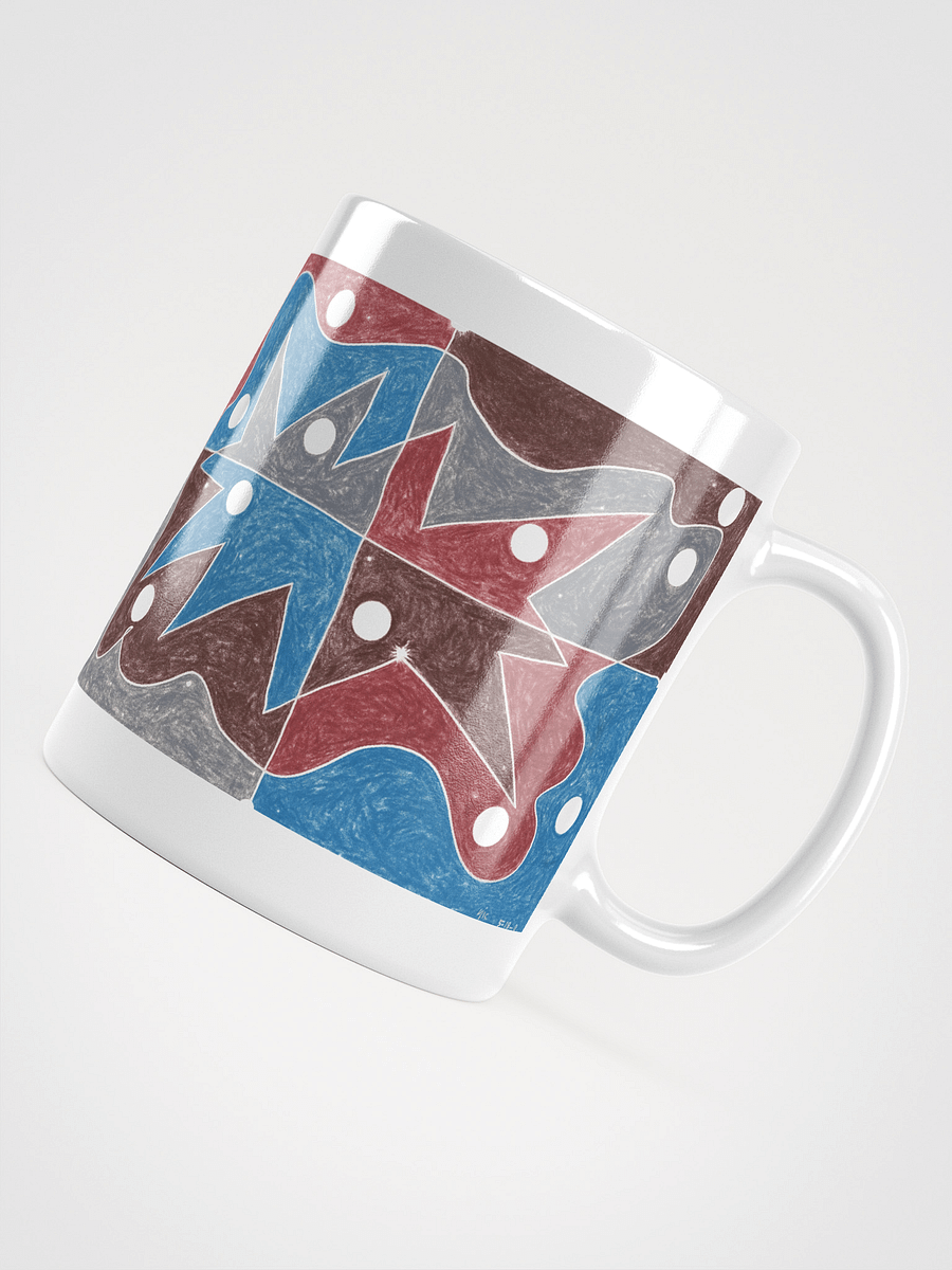 Cartoon College 1 & 2 White Glossy Mug product image (7)