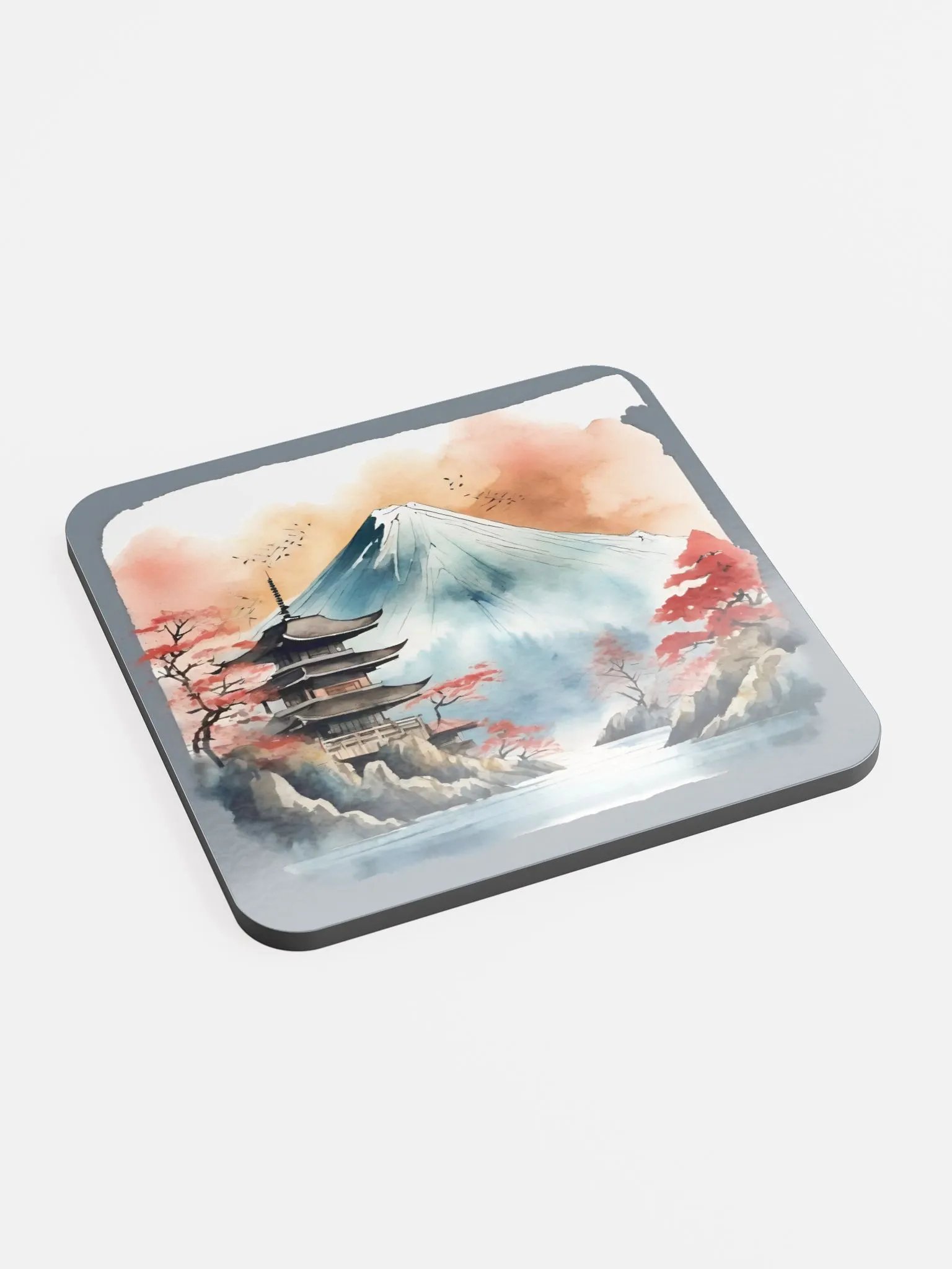 Tranquil Pagoda Cork Coaster product image (2)