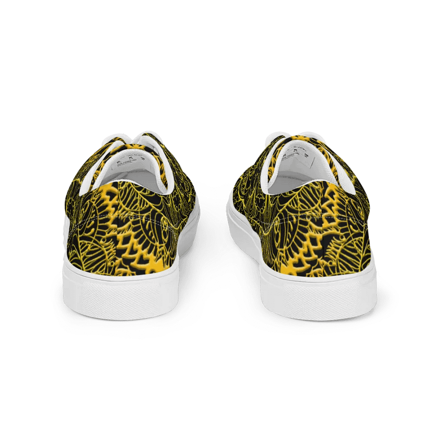 Golden Mandala Lace-Up Shoes product image (9)