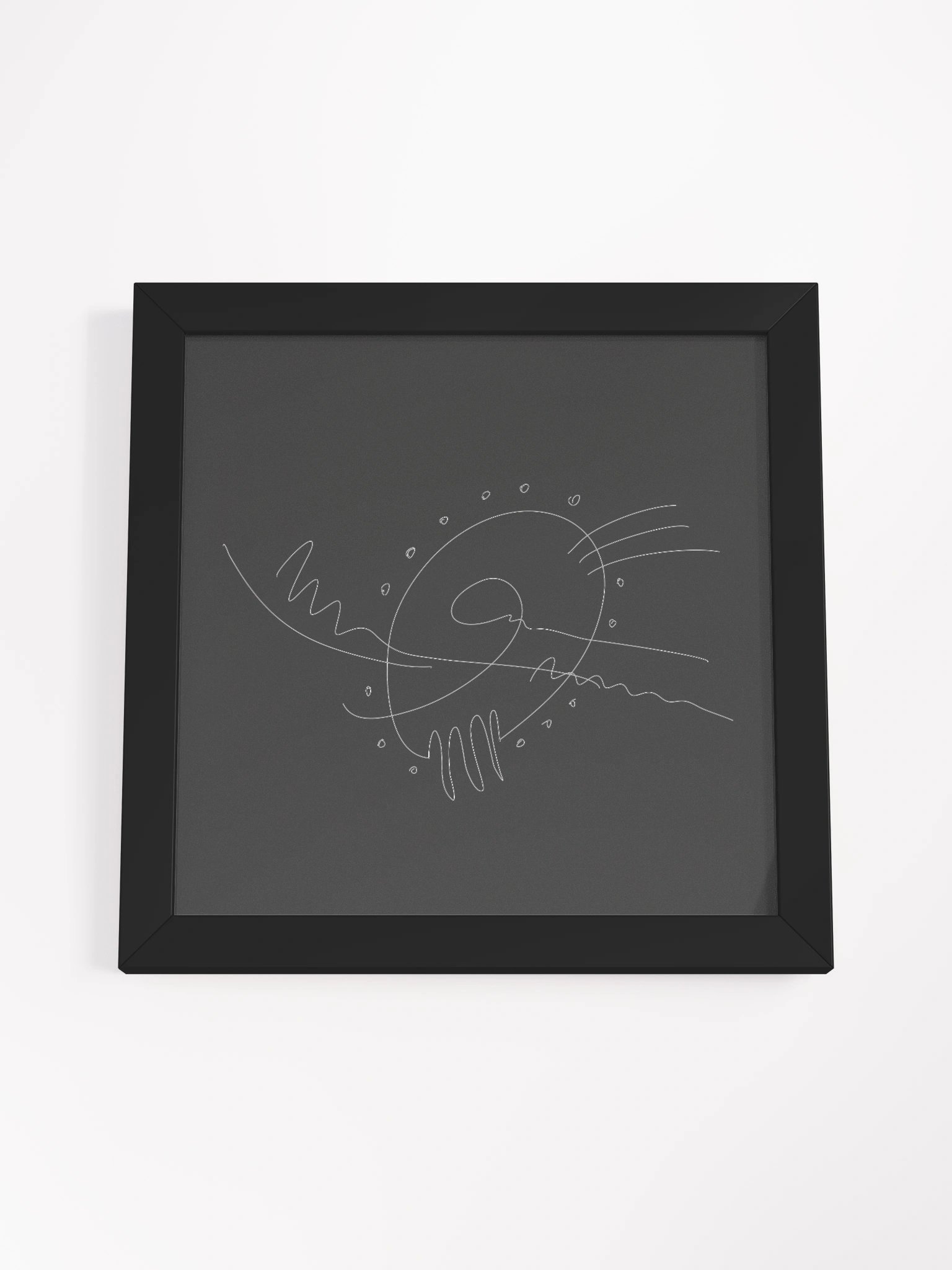 "Echoes of the Mind" - Framed Minimalist Art Print (Wall Art) product image (24)