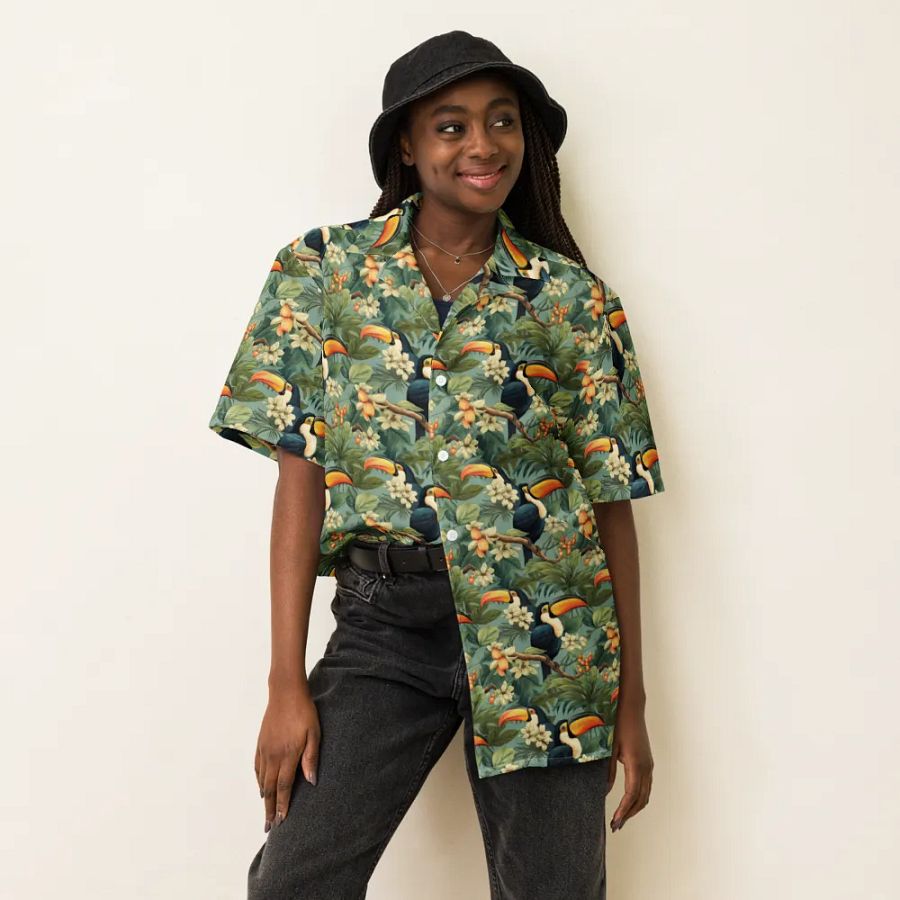 Tropical Toucan Hawaiian Shirt product image (6)
