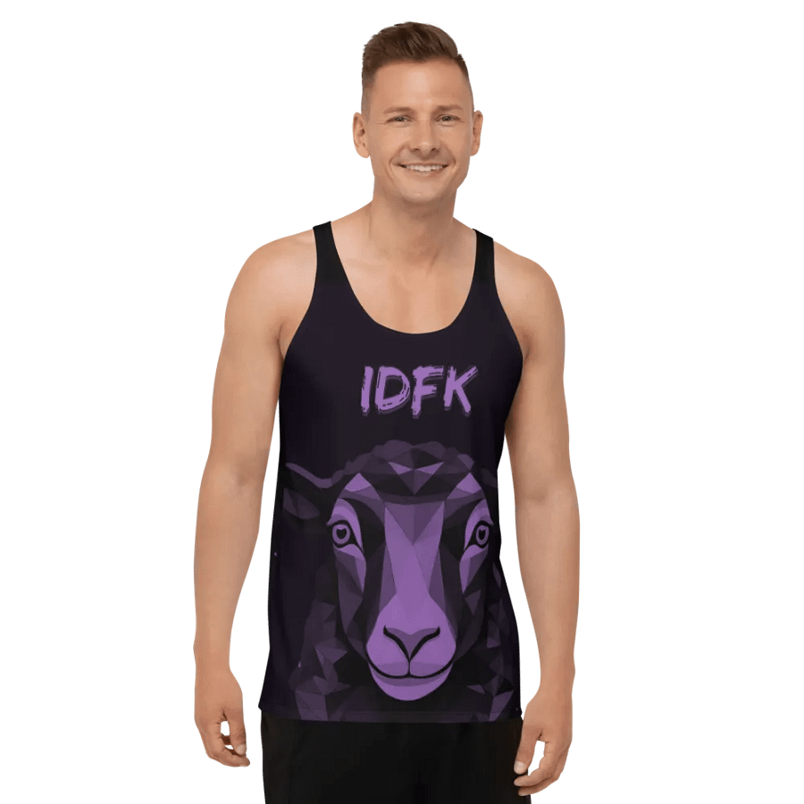 IDFK Black Sheep Full Purple Tank Top product image (9)