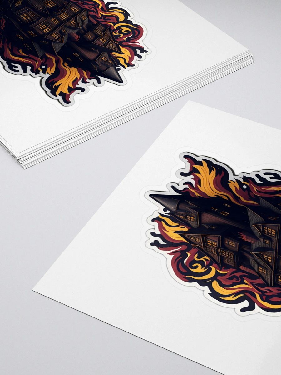 Ethereal Red Castle Sticker product image (16)