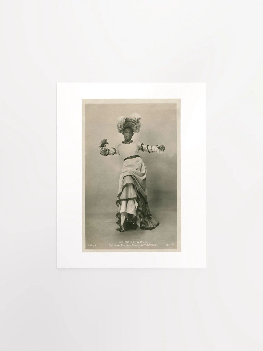 William Dorsey Swann In Drag Performs A Cakewalk In Paris By Unknown (1903) - Print product image (1)