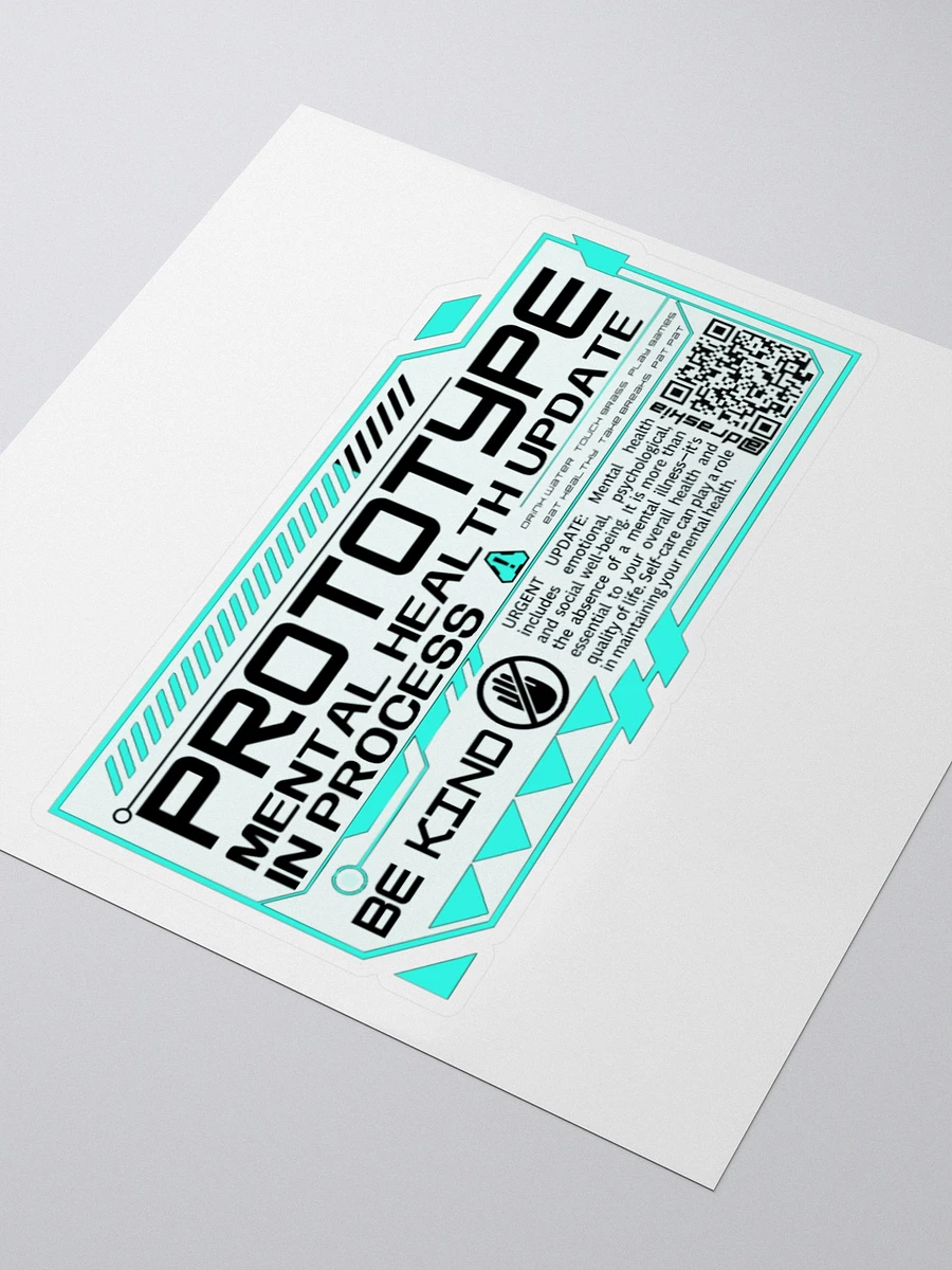 PROTOTYPE: Mental Health Update Sticker product image (3)