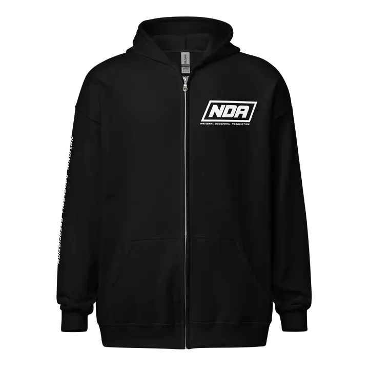National Dodgeball Association Zip-Up Hoodie (Light) product image (1)