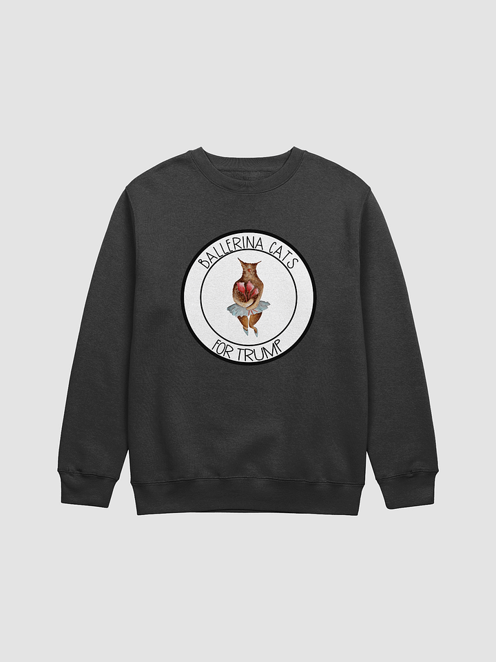 Dancing Ballerina Cat For Trump Sweatshirt product image (1)