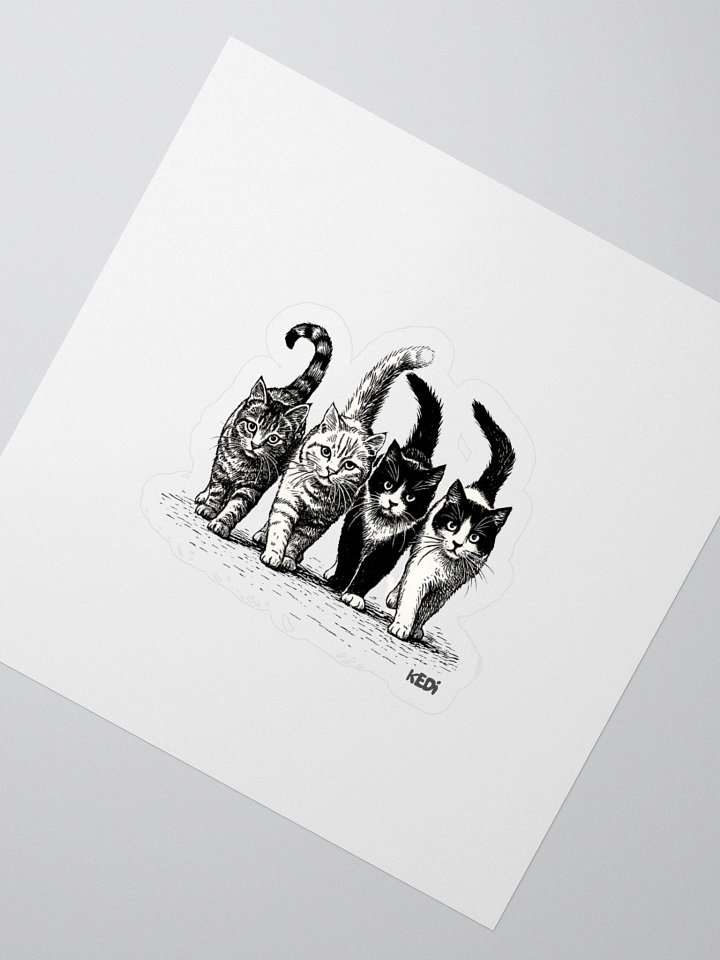 Whiskered Wanderers Sticker Set product image (2)
