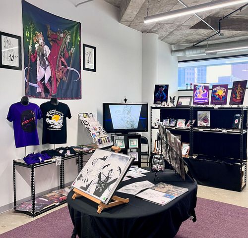 Small Business Saturday starts at noon here at @mainframearts but we’re all set up and ready to rock in Brimstone Studios in ...