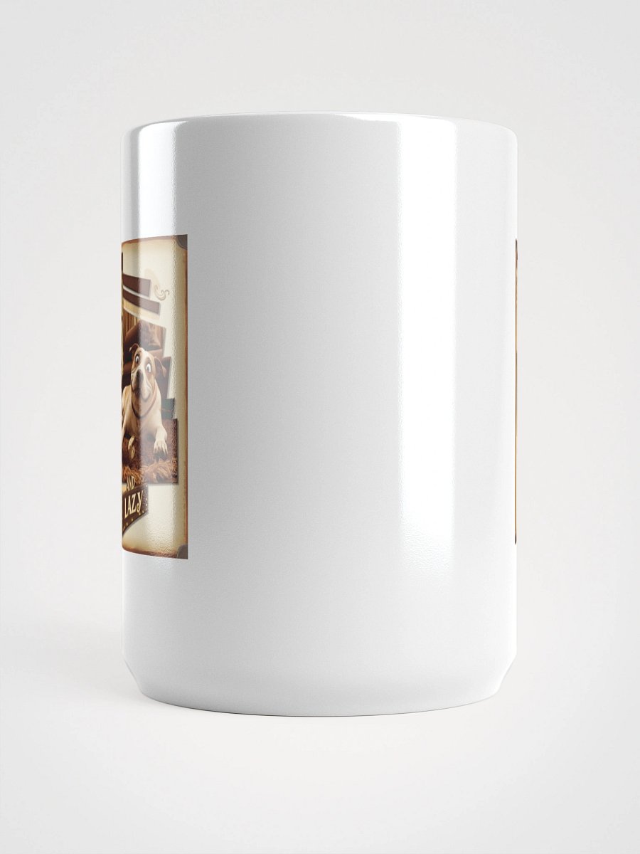 Loyal and Lazy Dog White Glossy Mug product image (5)
