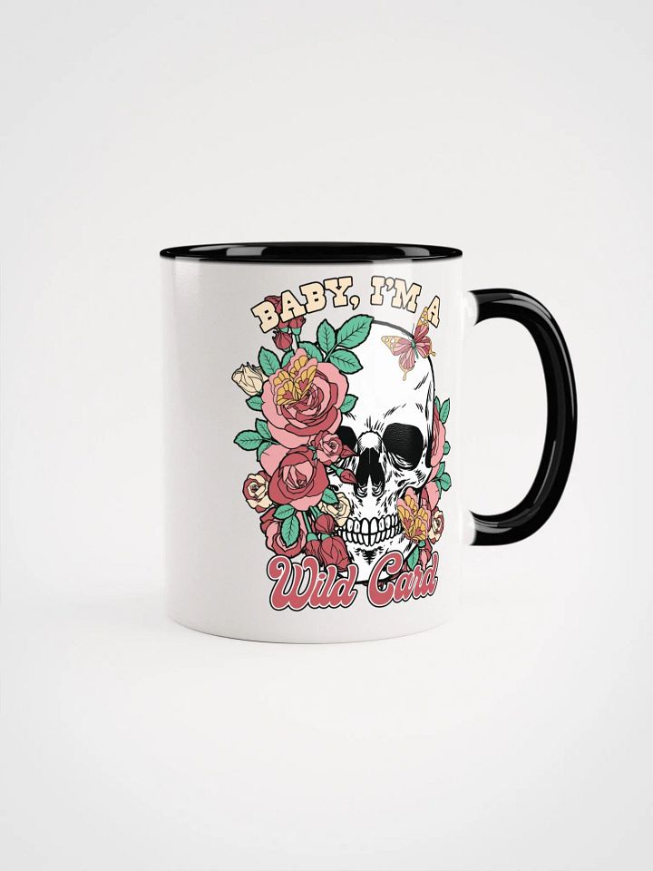 Wild Card Skull Accent Mug product image (1)