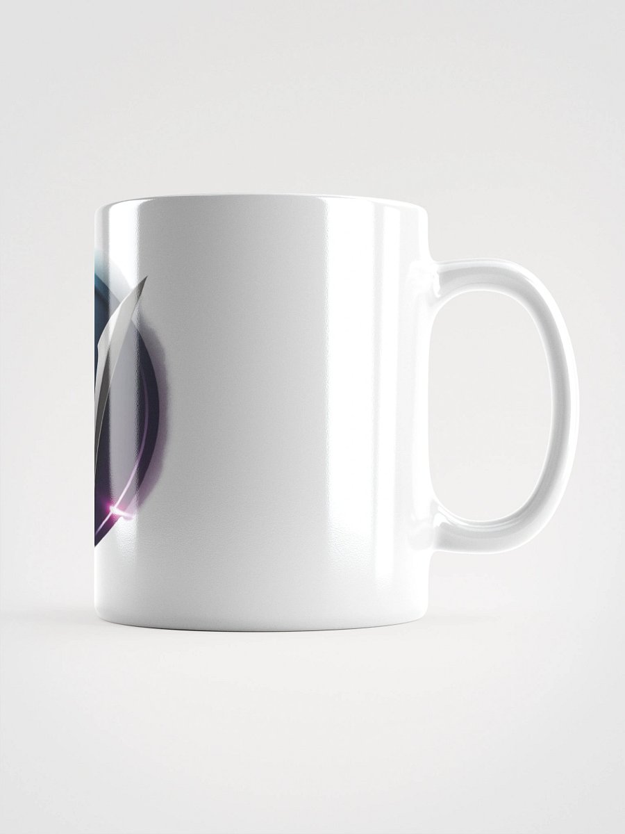 Futuristic V-Logo Ceramic Mug - Exclusive Design, Perfect Gift for Tech Lovers product image (3)