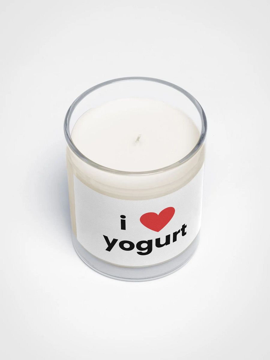 "i ❤ yogurt" candle product image (3)