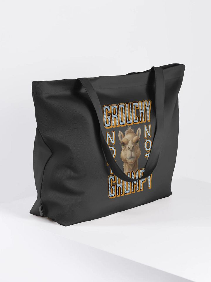 Grouchy Not Grumpy Camel Organic Tote Bag product image (4)