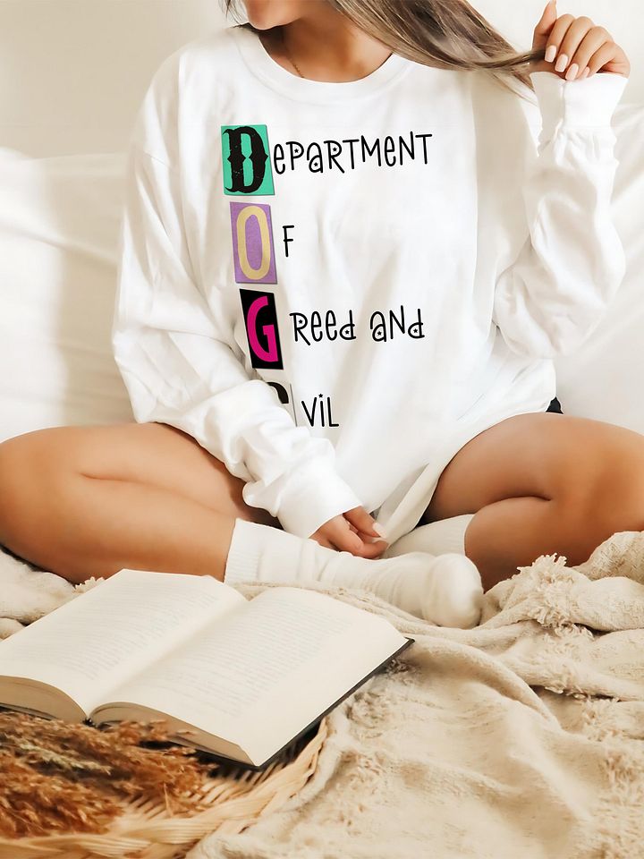 DOGE Department Of Greed And Evil Long Sleve T Shirt product image (1)