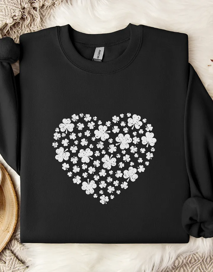 Heart St Patrick Day Sweatshirt product image (1)