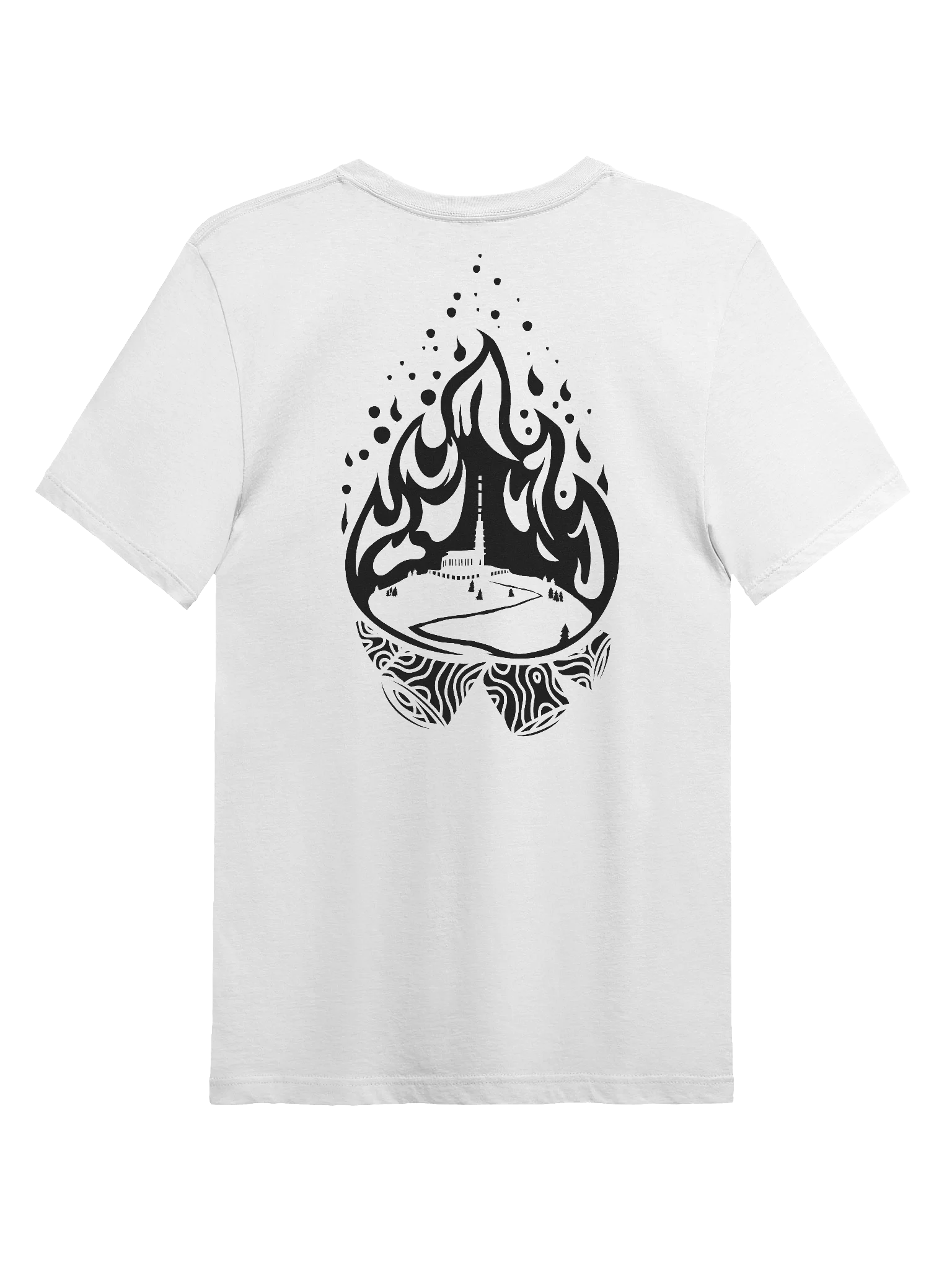 FIRESIDE II T-Shirt (White) product image (2)