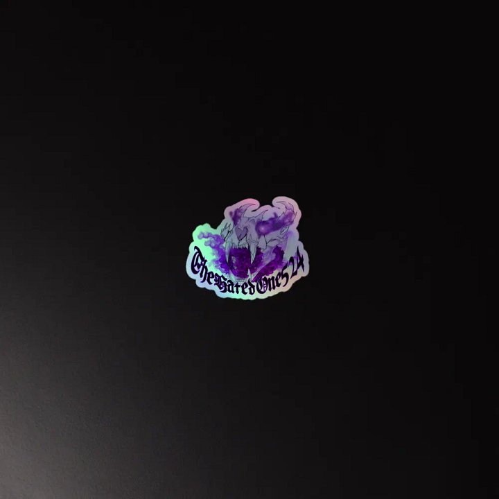 TheHatedOne Sticker (Purple) product image (4)