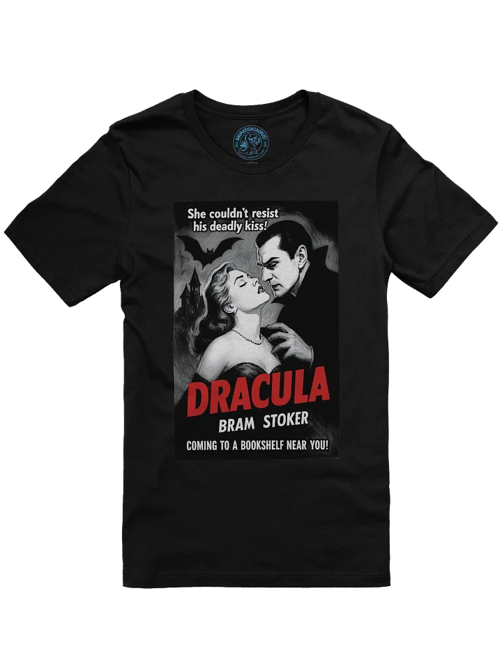 "Dracula" 1950's Faux Retro Film Poster Bram Stoker Concert Tee Fit Unisex T-Shirt product image (4)