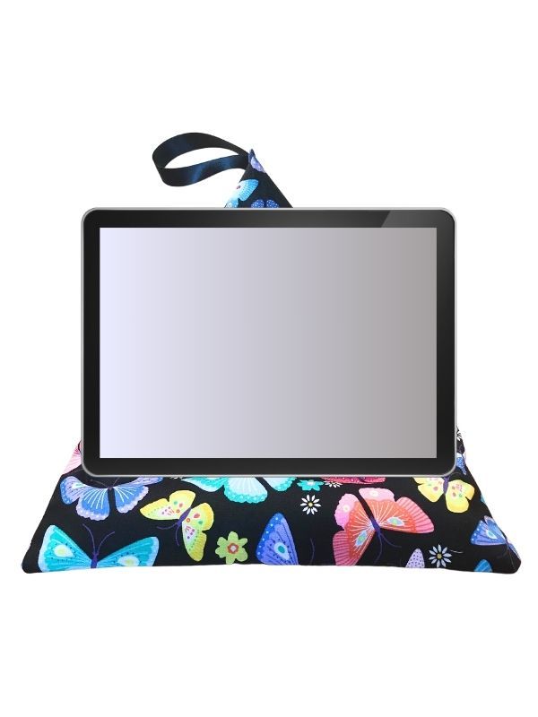 Butterflies On Black Background Fabric Print product image (5)