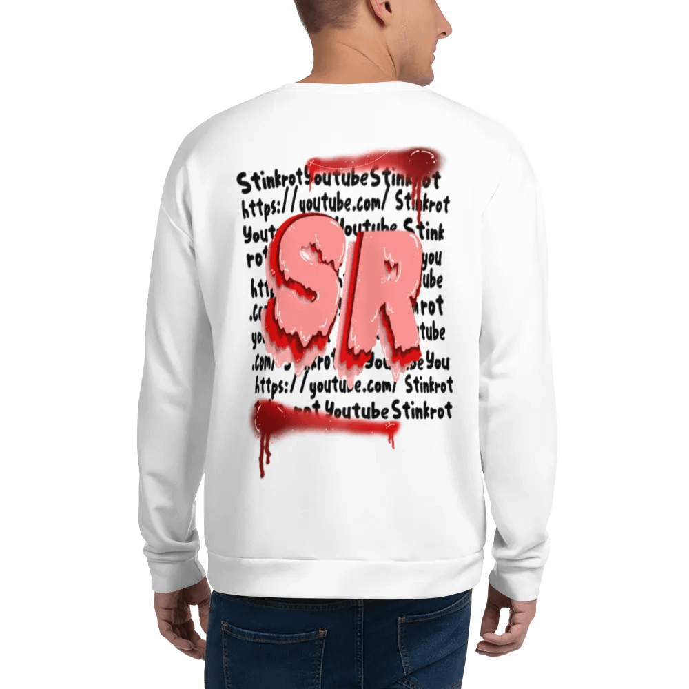 White Stinkrot Youtube Crewneck product image (4)