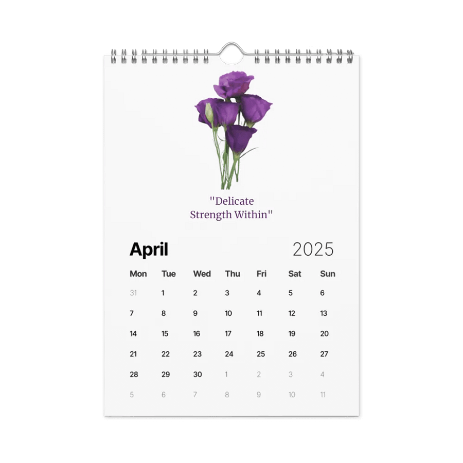 2025 Wildflower Wall Calendar product image (4)
