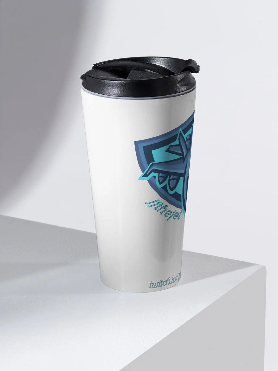Stainless Steel JJ Travel Mug w/ Shield product image (2)