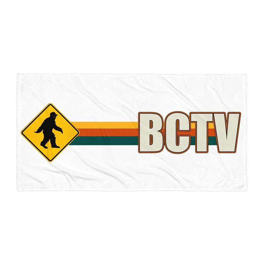 BCTV Oldschool Logo Towl - White product image (1)