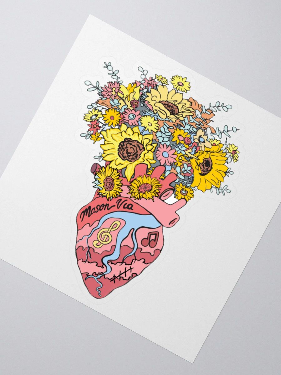 Flower Heart sticker product image (6)