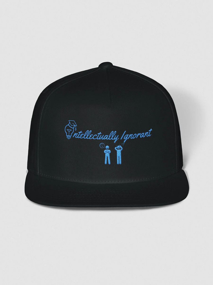 Intellectually Ignorant (BLUE LOGO) Snapback hat product image (1)