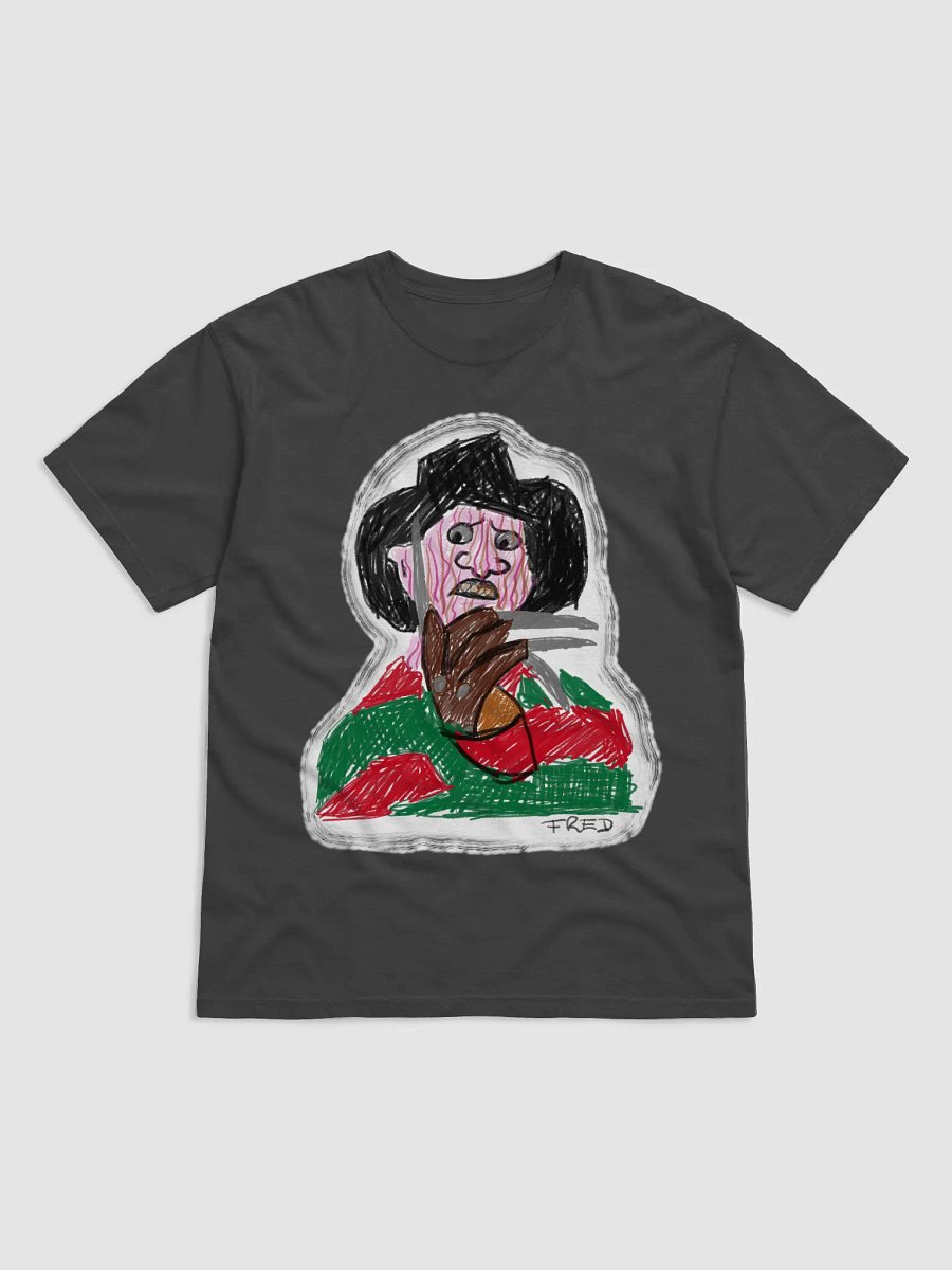 😱🩸 “FREDDY” – A Nightmare On Elm Street HERO! Sweet Dream With Horror Crayon Limited Edition Unisex Tee 🔥💀 product image (1)