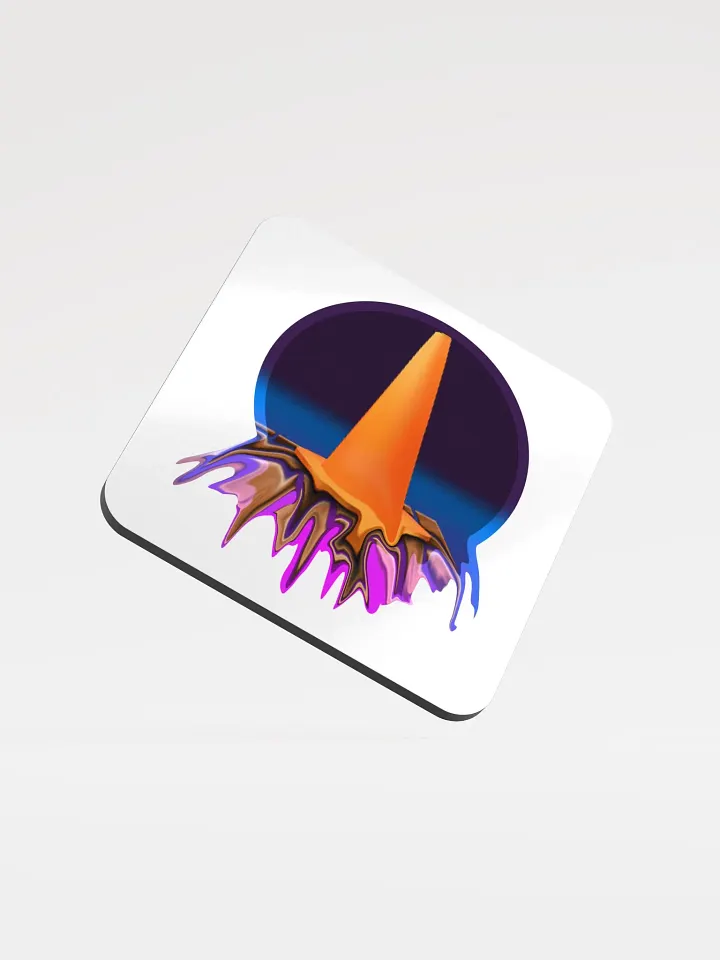 leadbman melted logo coaster product image (1)