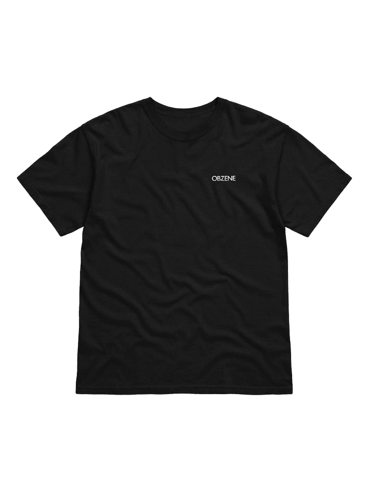 The Minimalist Tee - BLACK TEE EMBROIDERED LOGO product image (1)